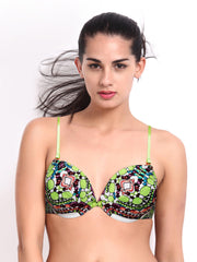 Enamor Multi-Coloured Printed Bra LB78