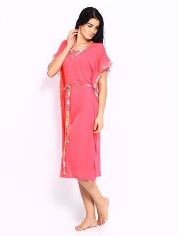 Enamor Pink Nightdress FN 15