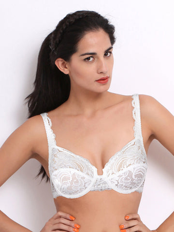 Enamor White Bra DB75