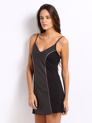 Enamor Women Black Nightdress LC 68