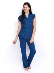Enamor Women Blue Lounge Set TP40