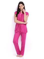 Enamor Women Pink Lounge Set TP54