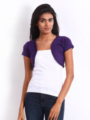 Espresso Purple Shrug