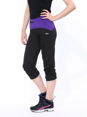 FILA Women Black Fila Fit Capris