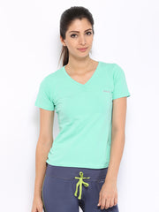 Fila Women Green T-shirt