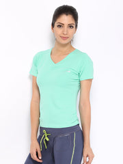 Fila Women Green T-shirt