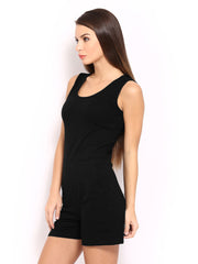 FabAlley Women Black Playsuit