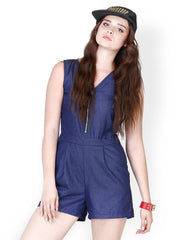 FabAlley Women Blue Playsuit