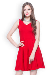 FabAlley Red Skater Dress