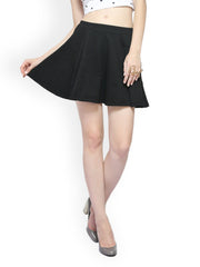 FabAlley Black Flared Skirt