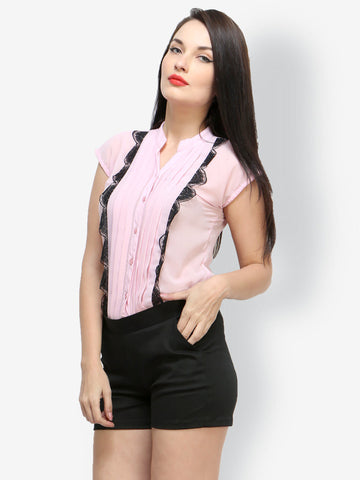 FabAlley Women Pink Shirt