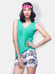FabAlley Women Green Top