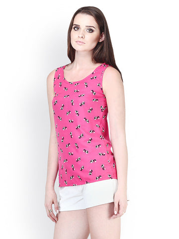 FabAlley Women Pink Printed Top
