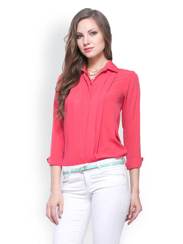 FabAlley Women Pink Top