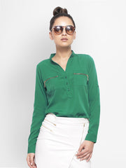FabAlley Women Green Top