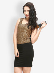 FabAlley Women Golden Top