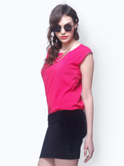 FabAlley Women Pink Perks Top