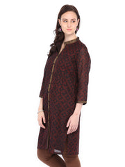 Fabindia Women Black Printed Kurta