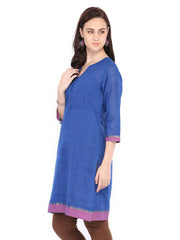 Fabindia Women Blue Kurta