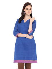 Fabindia Women Blue Kurta