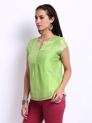 Fabindia Women Green Top