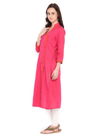 Fabindia Women Pink Kurta