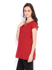 Fabindia Women Red Kurti