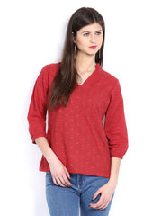 Fabindia Women Red Kurti