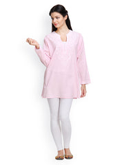 Famous by Payal Kapoor Women Pink Kurti