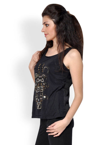 Fashley London Women Black Top