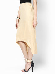 Femella Beige Hi-Low Skirt