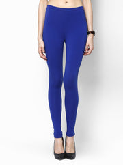 Femella Women Blue Premium Super Stretch Leggings
