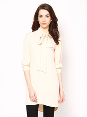 Femella Women Peach Coloured Tunic