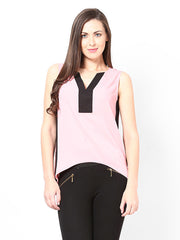 Femella Women Pink &amp; Black Top