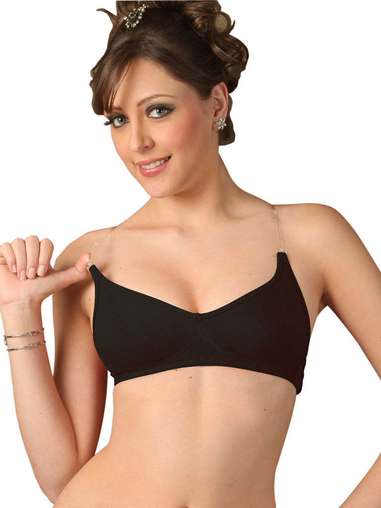 Floret Black Bra