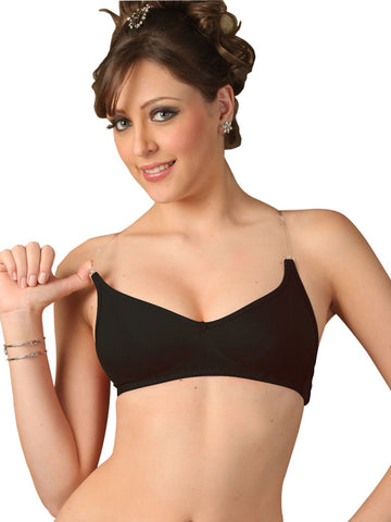 Floret Black Bra