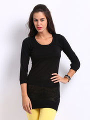Flying Machine Women Black Tunic