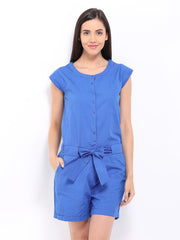 Flying Machine Women Blue Playsuit