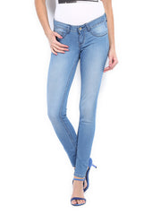 Flying Machine Women Blue Skinny Fit Jeggings