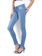 Flying Machine Women Blue Skinny Fit Jeggings