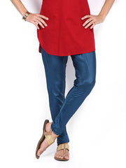 Folklore Women Blue Churidar Pants