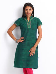 Folklore Women Green Kurta