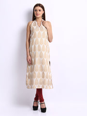 Folklore Women Off-White Kurta