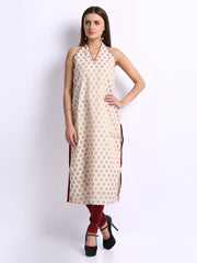 Folklore Women Off-White Kurta