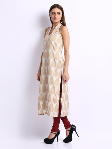 Folklore Women Off-White Kurta