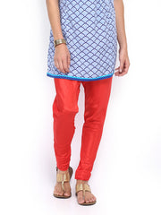Folklore Women Red Churidar Pants