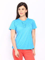 Fort Collins Women Blue Top