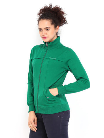 Fort Collins Women Green Sweatshirt