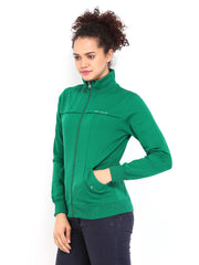 Fort Collins Women Green Sweatshirt