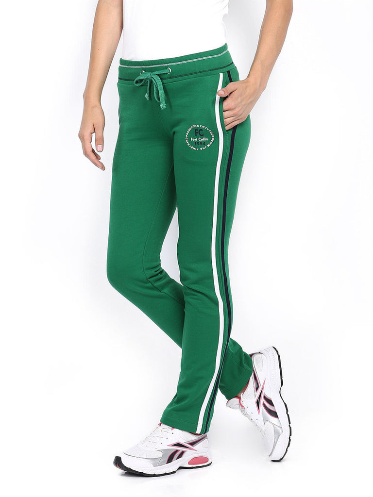 Fort Collins Women Green Track Pants